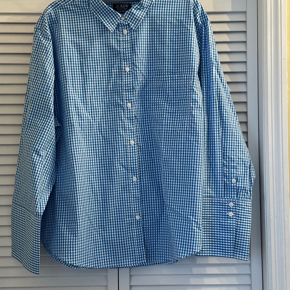 Women’s J. Crew Gingham Button-down